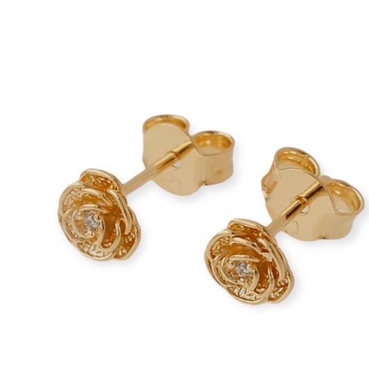 Rose stud Earrings