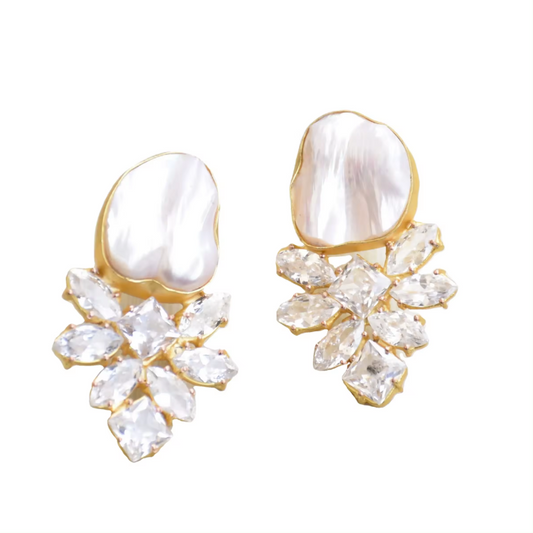 Eva Zircon Stud Earrings